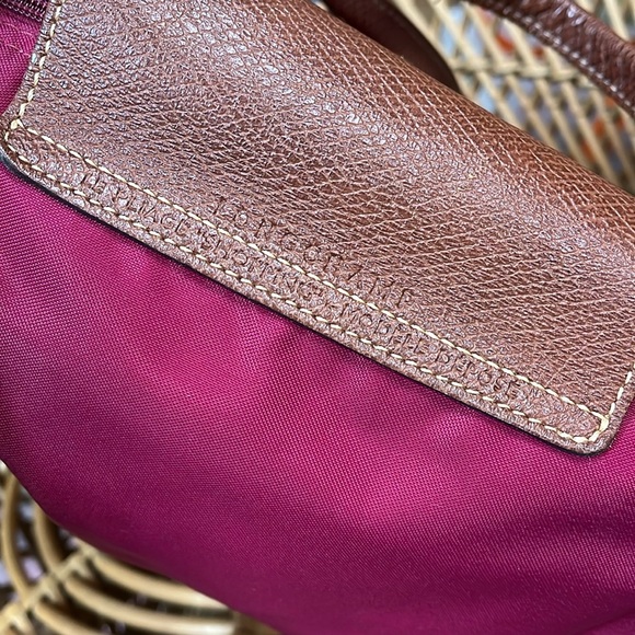 Longchamp LE PLIAGE ORIGINAL MEDIUM TOTE BAG Plum Raspberry - Picture 9 of 11